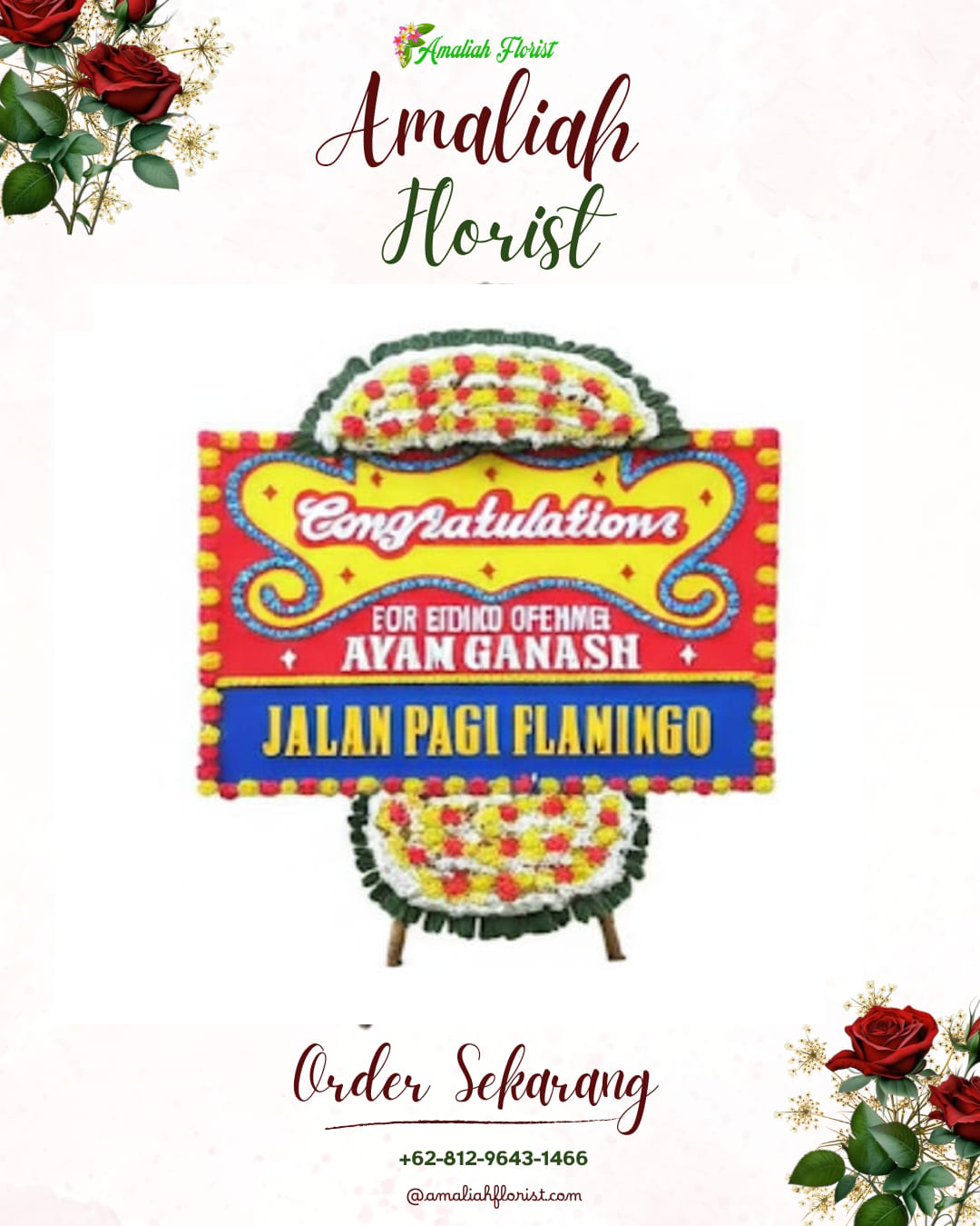 Sewa Papan Bunga Lowokwaru